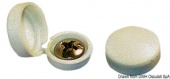 Osculati 37.339.01 - Пластиковые белые шайбы Shore Caps под головку винта Ø 3,5/4,2 мм с защелкивающимися на них колпачками в коробке 500 шт (500 шт.)