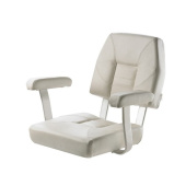 Vetus CHCASW SKIPPER Classic helm seat with arm rests, grey white