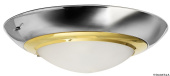 Накладной галогенный светильник Italian Style (день/ночь) 12В, Позолота 154x102x47 мм Osculati
