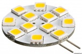 Osculati 14.450.01 - Лампа из светодиодов 12-LED SMD с цоколем G4 Ø 30 мм боковое соединение