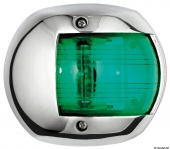 Osculati 11.447.02 - Бортовой огонь Sphera Design Classic 20 LED зелёный 112,5° 12 В 0,8 Вт 90 x 79 x 50 мм в корпусе из нержавеющей стали для судов до 20 м
