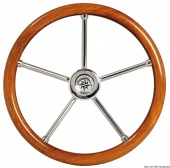 Osculati 45.168.01 - Рулевое колесо с тиковым наружным кольцом 350 мм 