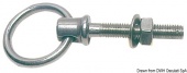 Osculati 39.170.62 - Рым-болт с кольцом из хромированной латуни Ø 10 мм 
