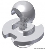 Osculati 10.465.01 - Система крепления панелей FASTMOUNT Standard Range Clip System (Штыревой самонарезающий, усилие раскрытия 5 кг, отверстие 10 мм) (10 шт.)