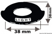 Osculati 14.916.16 - Самоклеющийся шильдик Compass light 