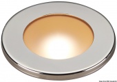 Osculati 13.488.12 - Низкопрофильный встраиваемый светодиодный светильник Polis белый/красный сенсорный выключатель 