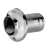 Vetus TRC50SV Stainless steel (AISI 316) transom exhaust connection with check valve Ø 50 mm