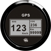 Osculati 27.781.02 - Спидометр/лаг GPS без датчика, Тип 2, 12-24В, Черный-черный 