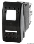 Osculati 14.298.01 - Marina R II  выключатель клавишный ON-OFF 12/24В IP56 с двумя светодиодами