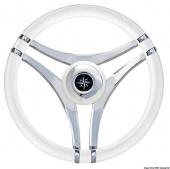 Osculati 45.141.03 - Рулевое колесо Impact со спицами из нержавеющей стали Ø 350 мм Белое 