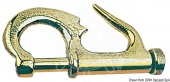 Osculati 09.958.40 - Ракс-карабин быстрого крепления из штампованной латуни 40 мм (2 компл. по 1 шт.)