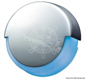 Osculati 13.426.23 - Накладной светодиодный светильник Adara для дежурного освещения 12/24 В 0,5 Вт синий 180° 