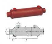 Маслоохладитель одинарный тип 55 и 75