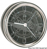 Osculati 28.082.70 - Кварцевые часы BARIGO серия ORION Ø 102 мм, Черный-хром 