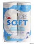 Osculati 50.210.00 - Водорастворимая туалетная бумага Soft в упаковке 6 рулонов 
