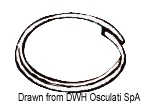 Osculati 37.106.01-S - Кольцо из нержавеющей стали 13x0,8 мм в блистере 10 шт 