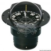 Osculati 25.085.01 - Компас RITCHIE Globemaster 5'' (127 мм) с компенсаторами и подсветкой, врезной, Черный-черный 