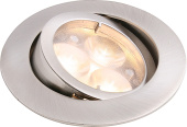Power-LED светильник BATSYSTEM/FRILIGHT NEPTUN встраиваемый с регулируемым углом Ø 83 мм хром