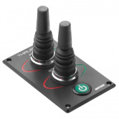 Vetus BPJ5D Bow thruster panel with two joysticks, for hydraulic bow and stern thruster (5 positions)
