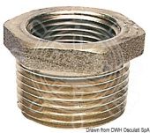 Osculati 17.221.00 - Переходник прямой 3/8" наружная x 1/4" внутренняя (10 шт)