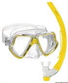 Osculati 64.323.01 - Комплект из маски и дыхательной трубки MARES модель Zephir желтая Osculati