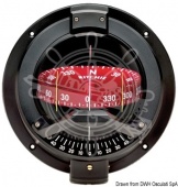 Osculati 25.088.02 - Компасы RITCHIE Navigator Sail 4'' 1/2 (114 мм), черный корпус - красная картушка 