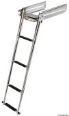 Osculati 49.558.04 - Складная лестница для транцевой площадки 