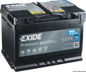 Osculati 12.404.03 - Пусковой аккумулятор Exide Premium 77 Ач