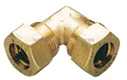 Osculati 17.410.21 - Фитинг латунный обжимной для медных труб с уплотнительным кольцом Угольник 12 мм 