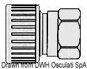 Osculati 17.117.04 - Муфта прямая 3/4" х 22 мм тип "мама - мама" для систем водопроводных фитингов Hydrofix до 70°C (2 шт)