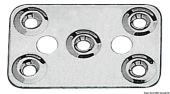 Osculati 06.709.02 - Пластина из нержавеющей стали для зажатия ремня 62 x 40 мм 