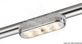Osculati 13.525.04 - Компактный светодиодный светильник BIMINI, 12/24В, 104x35x15 мм, IP65 