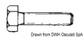 Osculati A4-933-05X040 - Болт полнорезьбовой с шестигранной головкой 316.933/5X40 UNI 5739 DIN 933 5x40 мм 50 шт (50 шт.)