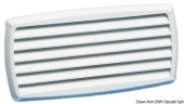Osculati 53.273.91 - Вентиляционная решетка из ABS, белая, 201x101 мм 