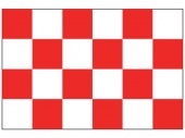 Флаг провинции Северный Брабант королевства Нидерланды