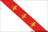 Osculati 35.418.01 - Флаг Эльбы из полиэфирного флагдука 20 х 30 см 
