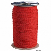Osculati 06.420.06RO - Плетеный трос из полиэфира красный с контрастной сигнальной прядью 200 м диаметр 6 мм (200 м.)