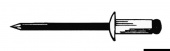 Osculati 37.218.02-S - Вытяжные заклепки из нержавеющей стали стандартный бортик 4,8x10 мм в блистере 10 шт 