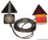 Osculati 02.023.22 - Комплект светодиодных фонарей (4 функции: Габарит - стоп-сигнал - указатель поворота - подсветка номера) 