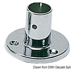 Osculati 41.012.01 - Опоры и соединения для релингов - прямая 25 мм 