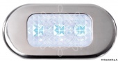 Osculati 13.181.03 - Встраиваемый светодиодный светильник для дежурного освещения, синий свет 