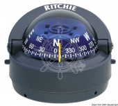 Osculati 25.081.13 - Компас RITCHIE Explorer 2''3/4 (70 мм) с компенсаторами и подсветкой, Накладной, Синий-серый 