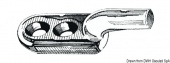 Osculati 38.178.00 - Крючок из хромированной латуни для любого использования 43x13x14 мм 