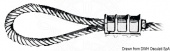 Osculati 04.566.10 - Алюминиевый зажим для заделки концов тросов 10 мм (10 компл. по 1 шт.)
