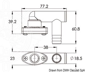 Osculati 20.251.00 - Вентиляционный обратный клапан Ø 16 мм  (3 компл. по 1 шт.)