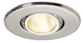 Ориентируемый светодиодный точечный светильник Osculati ALTAIR Compact RVS 12/24В ⌀65 мм IP20 AISI 304