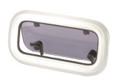 Vetus PA3517 Porthole low profile anodized aluminium, type PA3517, category A3, incl. mosquito screen and trim ring