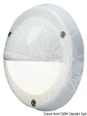 Osculati 13.875.01 - Точечный светильник BATSYSTEM Targa Cap с герметичным корпусом 12В 10Вт 