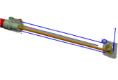 Cariboni TRAVELLER Гидравлический цилиндр двойного действия с двумя стержнями
