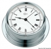 Osculati 28.365.01 - Кварцевые часы Barigo Regatta Ø 120x40 мм, Хромированный-белый 